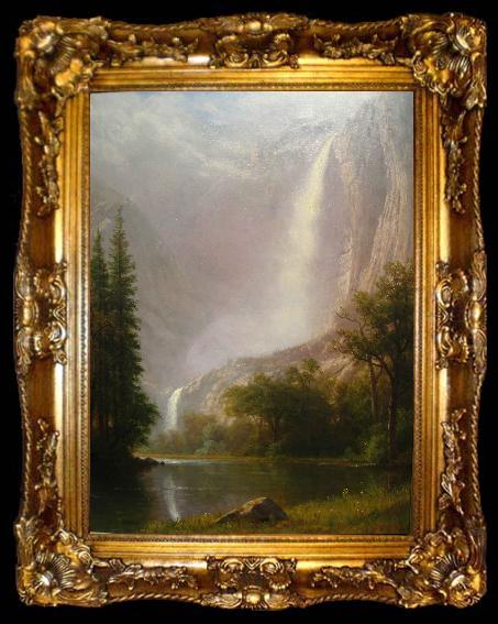framed  Albert Bierstadt Yosemite Falls, ta009-2